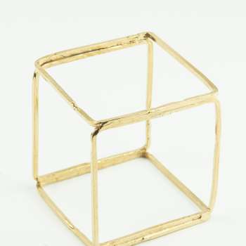 Bracciale in bronzo Cubo
