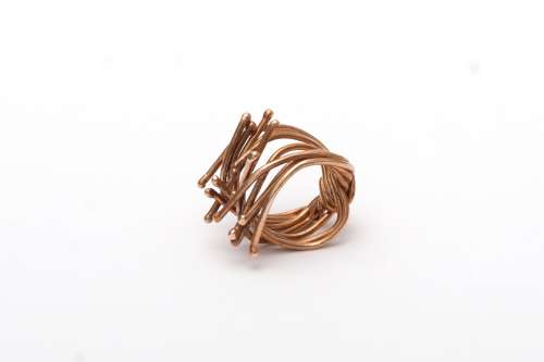 Anello in bronzo Tentacoli
