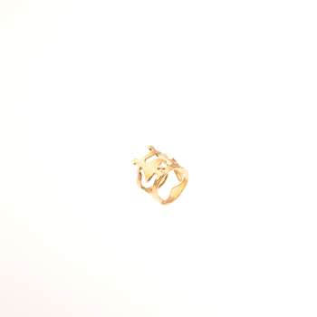 Anello in bronzo Girotondo