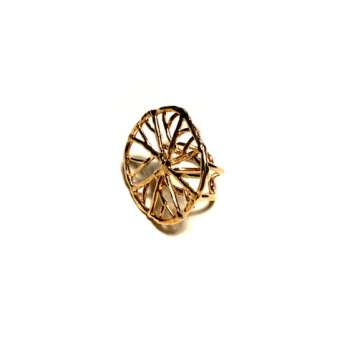 Anello in bronzo Dafne